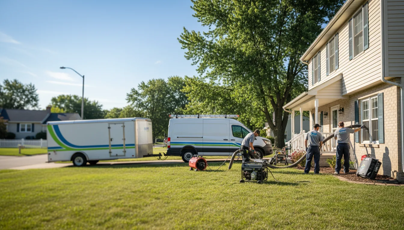 Flooded Basement Restoration And Cleanup With Repair in Waldo, OH near me